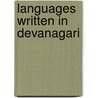 Languages Written in Devanagari door Not Available