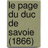 Le Page Du Duc de Savoie (1866) by pere Alexandre Dumas