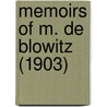Memoirs Of M. De Blowitz (1903) door Adolphe Opper Blowitz