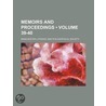 Memoirs and Proceedings (39-40) by Manchester Literary and Society