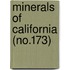 Minerals of California (No.173)