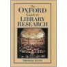 Oxford Guide Library Research C by Thomas Mann