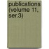 Publications (Volume 11, Ser.3)
