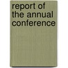 Report Of The Annual Conference door Association For the Reform Conference
