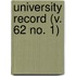 University Record (V. 62 No. 1)