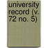 University Record (V. 72 No. 5)