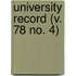University Record (V. 78 No. 4)
