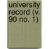 University Record (V. 90 No. 1)