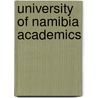 University of Namibia Academics by Not Available