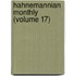 Hahnemannian Monthly (Volume 17)