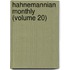 Hahnemannian Monthly (Volume 20)