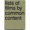 Lists of Films by Common Content door Not Available