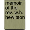 Memoir Of The Rev. W.H. Hewitson by Winston-Salem) Baillie John (Wake Forest University Health Sciences Center