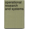 Operational Research and Systems door Paul Keys
