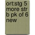 Ort:stg 5 More Str B Pk Of 6 New
