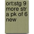 Ort:stg 9 More Str A Pk Of 6 New