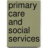 Primary Care And Social Services by Kirstein Rummery