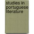 Studies in Portuguese Literature