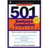 501 Sentence Completion Questions door Learningexpress