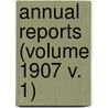 Annual Reports (Volume 1907 V. 1) door New Hampshire