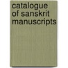 Catalogue of Sanskrit Manuscripts door Brian Houghton Hodgson