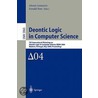 Deontic Logic In Computer Science door A. Lomuscio