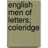 English Men of Letters; Coleridge
