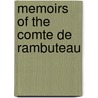 Memoirs Of The Comte De Rambuteau by Claude-Philibert de Rambuteau