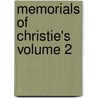 Memorials Of Christie's  Volume 2 door William Roberts