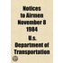 Notices to Airmen November 8 1984