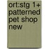 Ort:stg 1+ Patterned Pet Shop New
