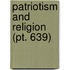 Patriotism And Religion (Pt. 639)