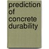 Prediction Of Concrete Durability