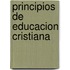 Principios de Educacion Cristiana
