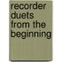 Recorder Duets From The Beginning