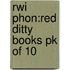 Rwi Phon:red Ditty Books Pk Of 10