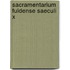 Sacramentarium Fuldense Saeculi X