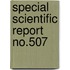 Special Scientific Report  No.507