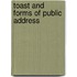 Toast And Forms Of Public Address
