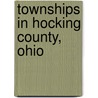 Townships in Hocking County, Ohio door Not Available