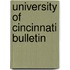 University Of Cincinnati Bulletin