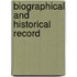 Biographical And Historical Record