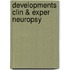 Developments Clin & Exper Neuropsy