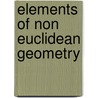 Elements of Non Euclidean Geometry by Julian. Lowell Coolidge