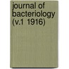 Journal of Bacteriology (V.1 1916) door American Society for Microbiology