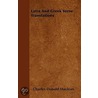Latin And Greek Verse Translations door Charles Donald MacLean