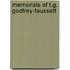 Memorials Of T.G. Godfrey-Faussett