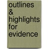 Outlines & Highlights For Evidence door Cram101 Textbook Reviews