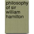 Philosophy Of Sir William Hamilton