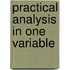 Practical Analysis in One Variable